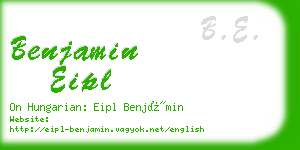 benjamin eipl business card